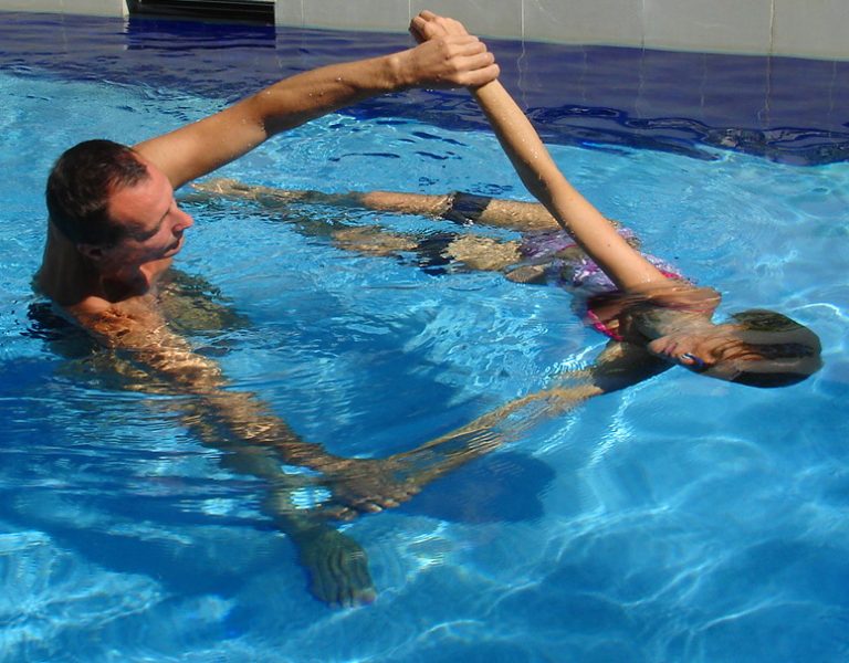 Daniel and Dariya, doing what they do best